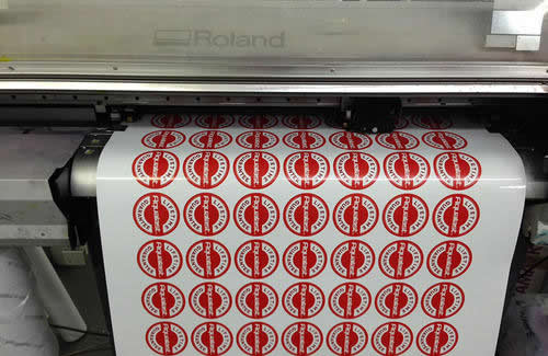 multicolor printed stickers